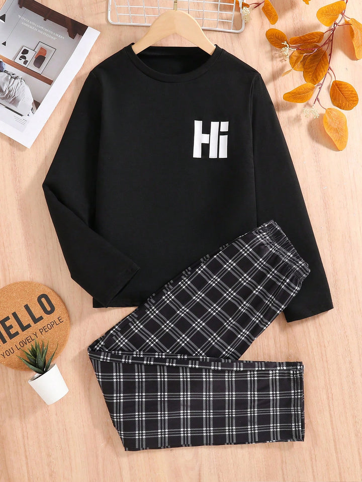 Pijama SHEIN, negru