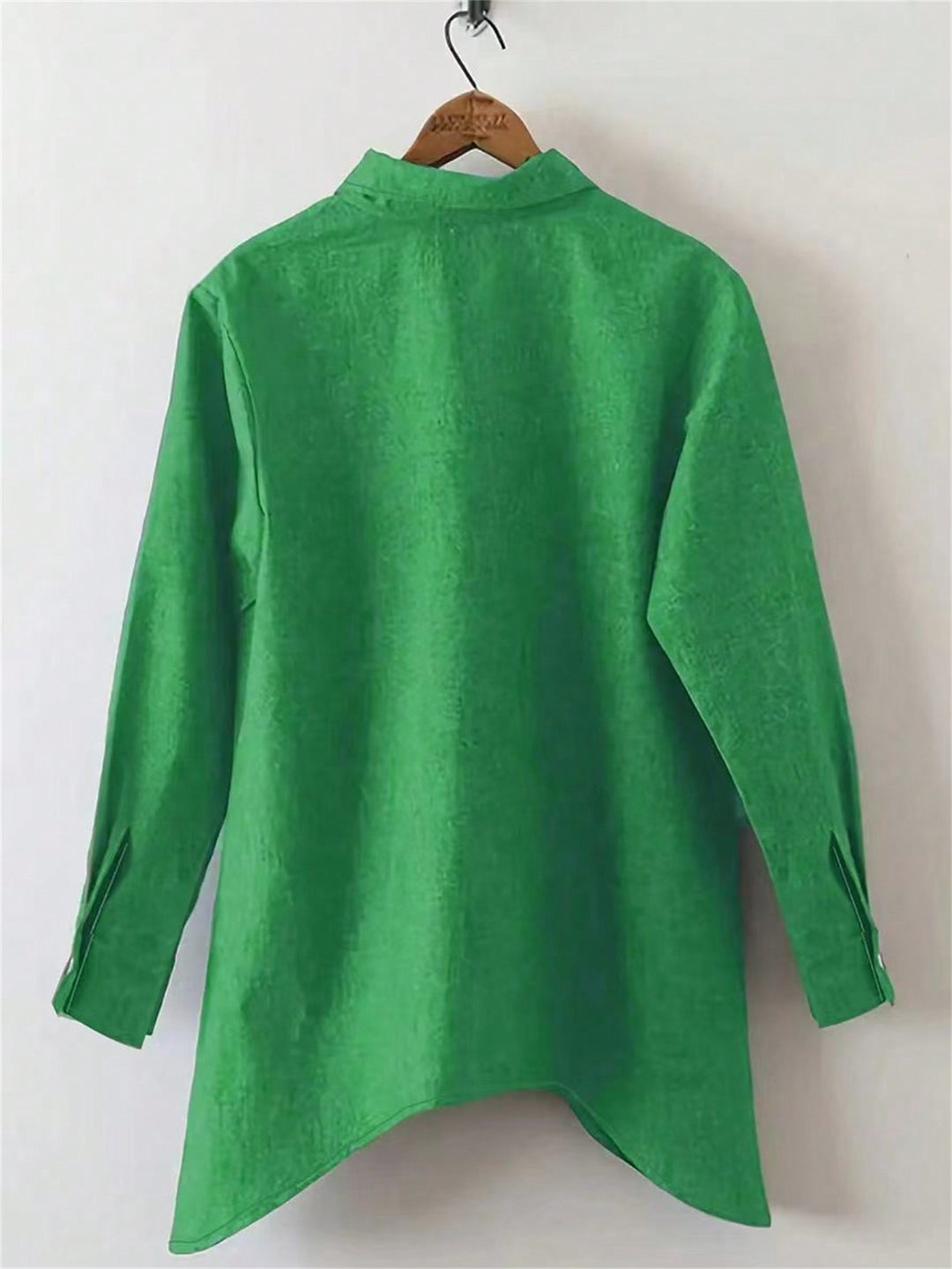 Bluza asimetrică SHEIN, verde