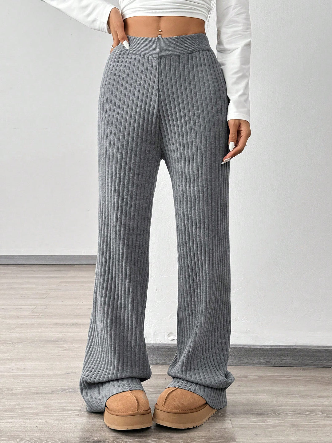 Pantaloni SHEIN, gri
