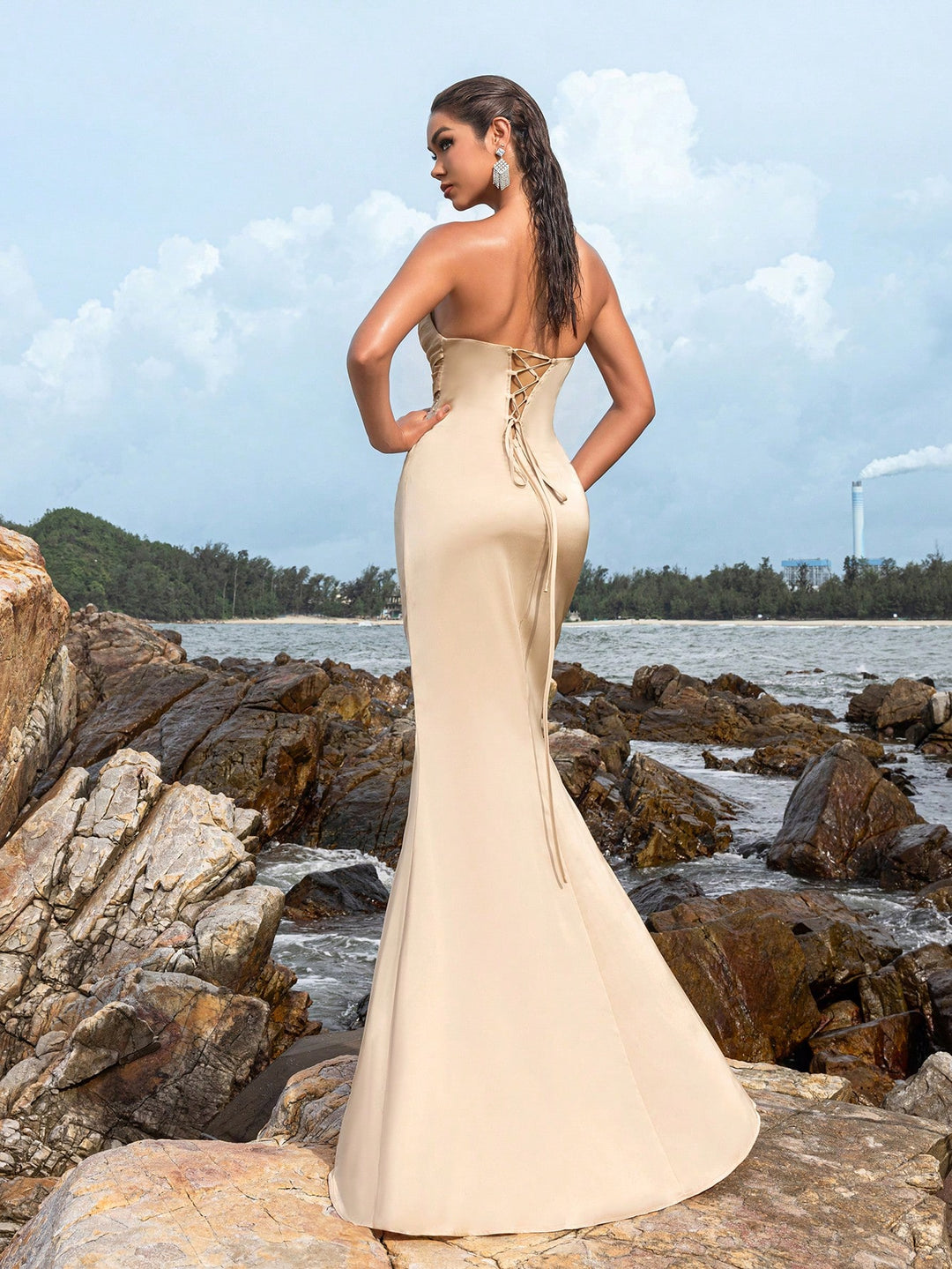Rochie SHEIN, argintiu