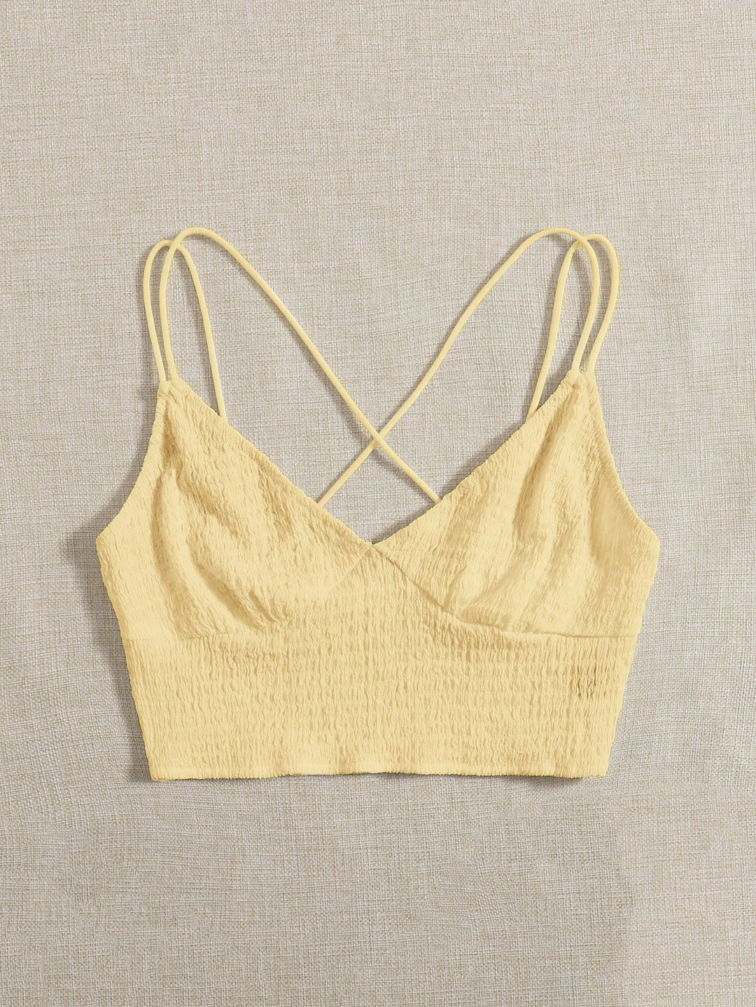Top SHEIN, galben