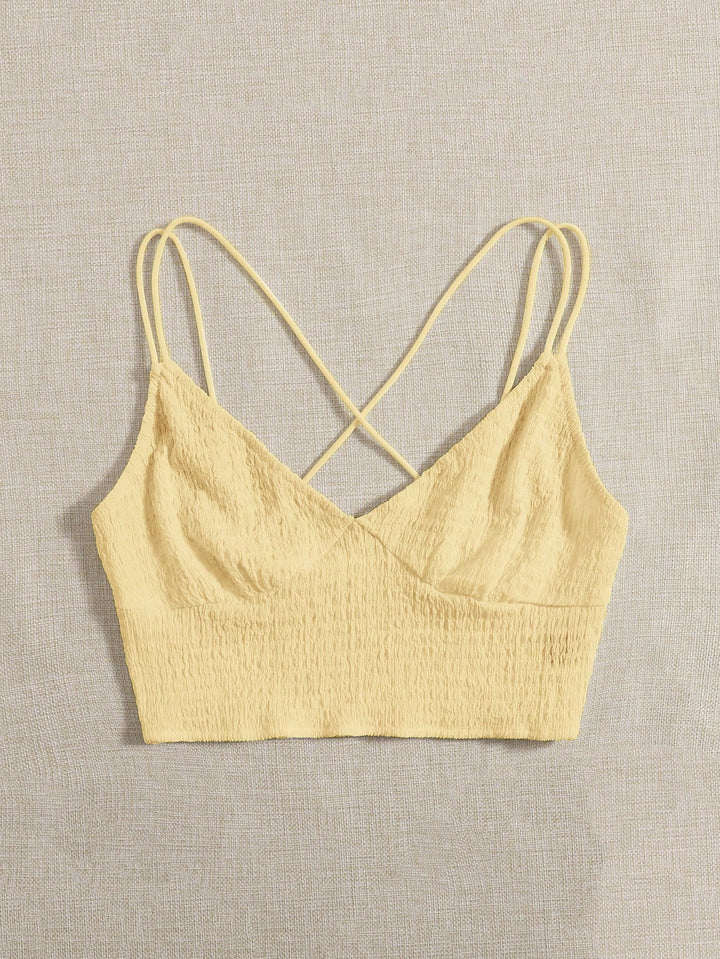 Top SHEIN, galben