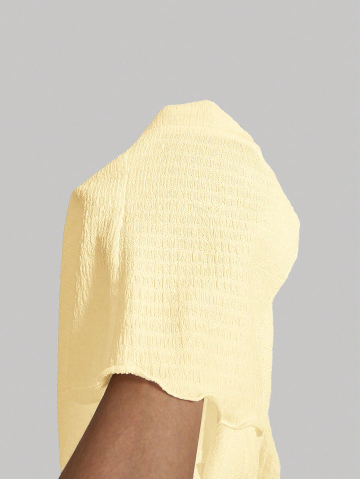 Top SHEIN, galben