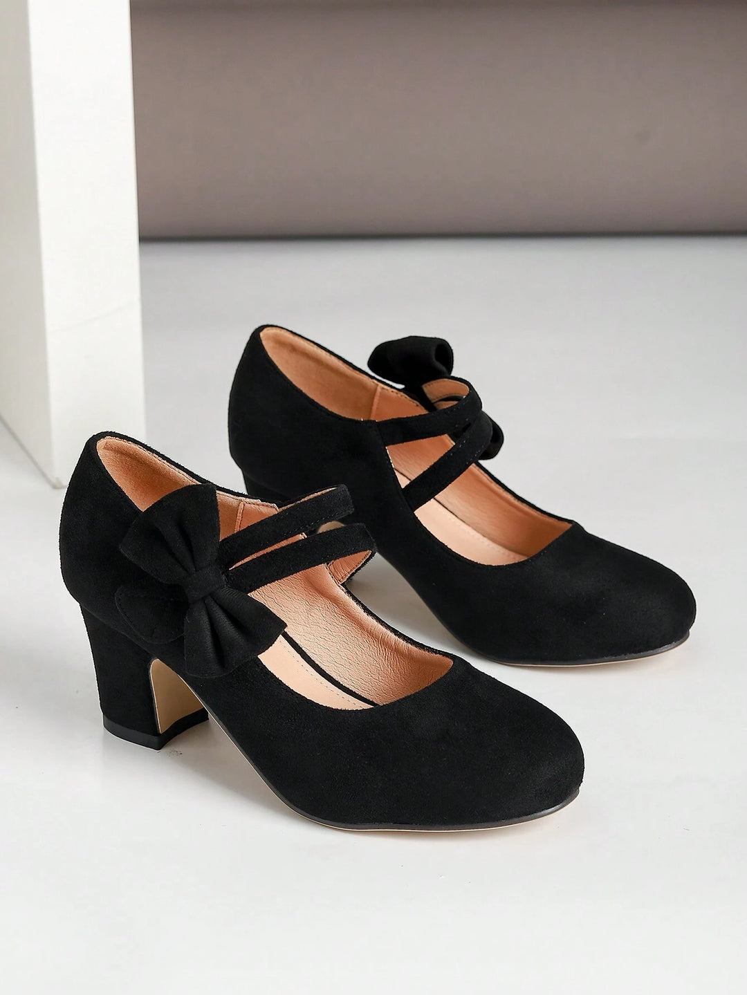 Pantofi cu toc SHEIN, negru