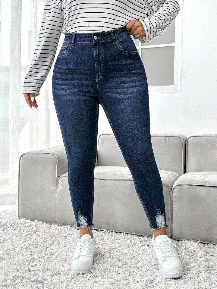 Jeans SHEIN, albastru