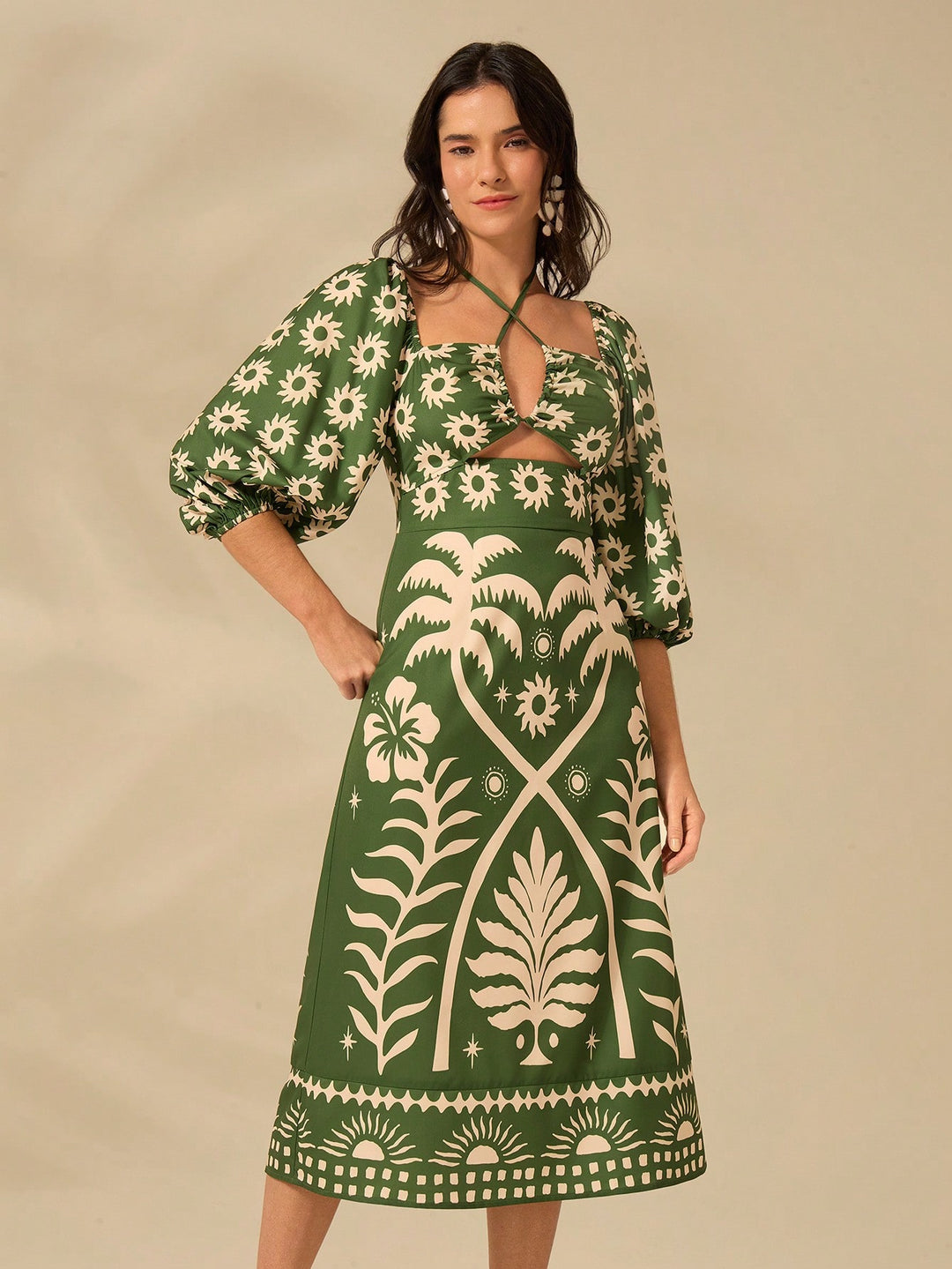 Rochie maxi SHEIN, mix culori