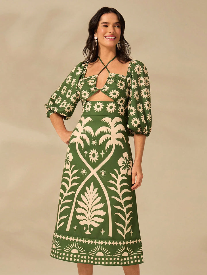 Rochie maxi SHEIN, mix culori