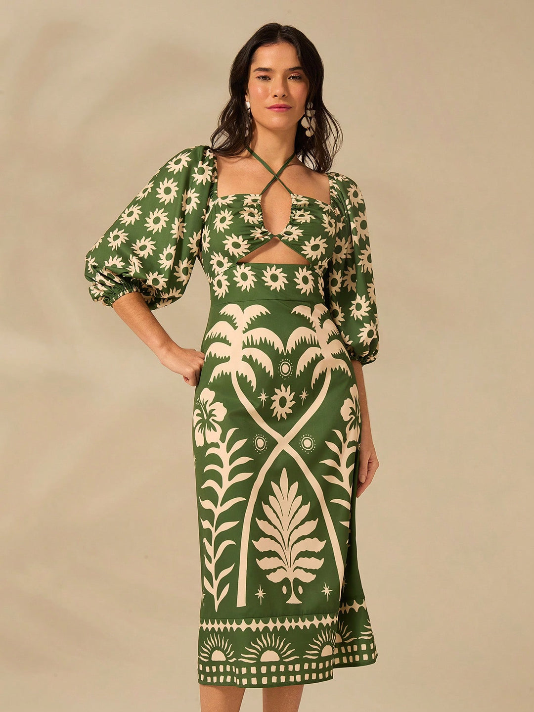 Rochie maxi SHEIN, mix culori