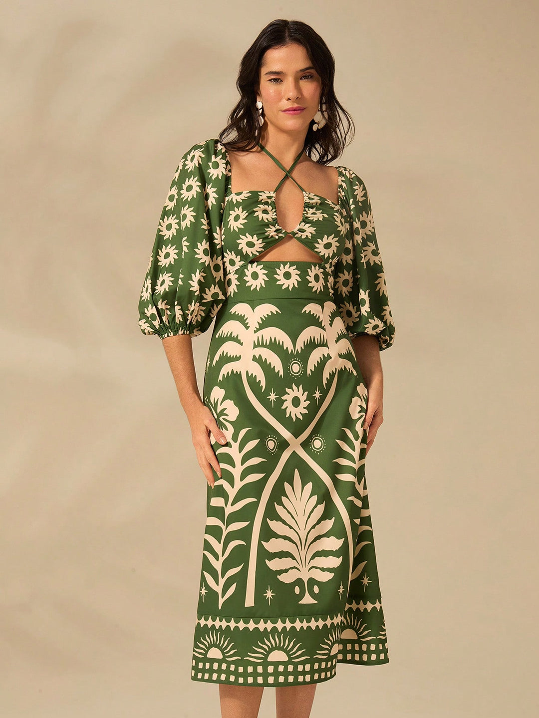 Rochie maxi SHEIN, mix culori