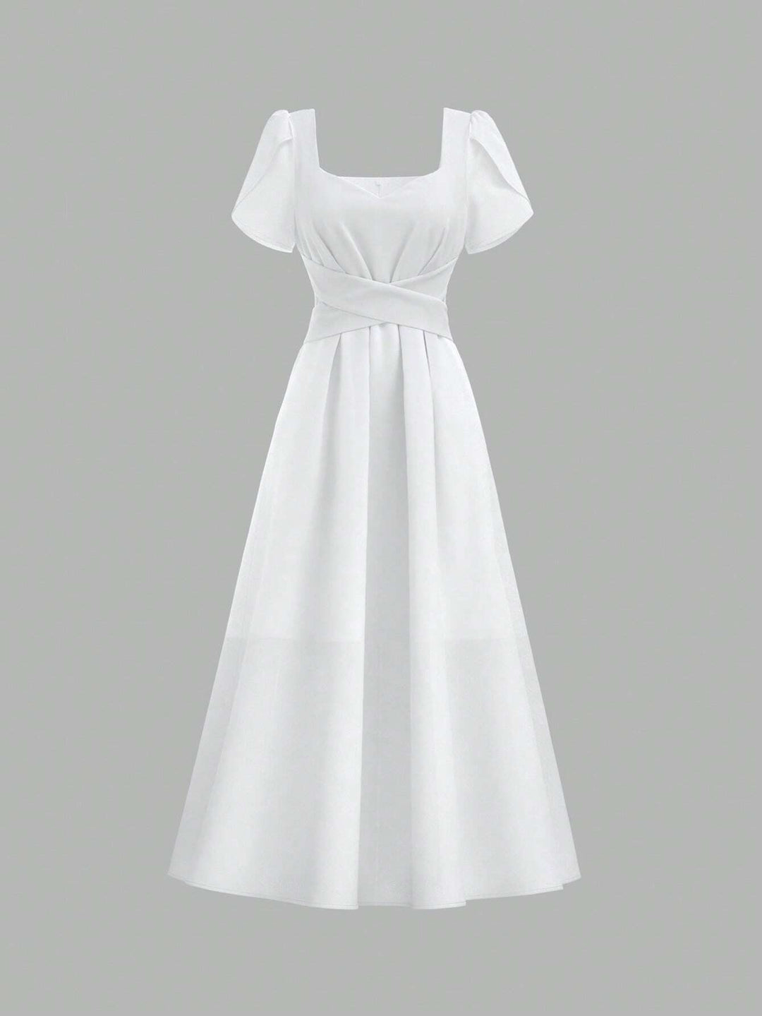Rochie maxi SHEIN, alb