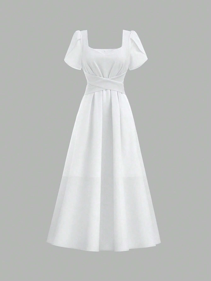 Rochie maxi SHEIN, alb