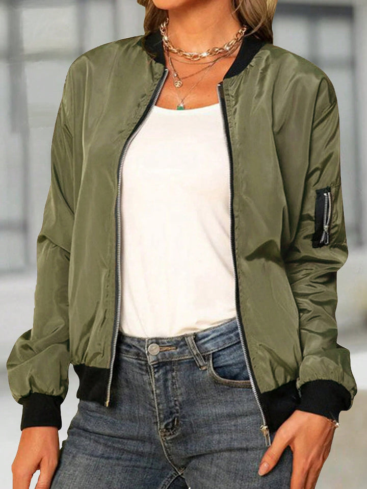 Top SHEIN, kaki