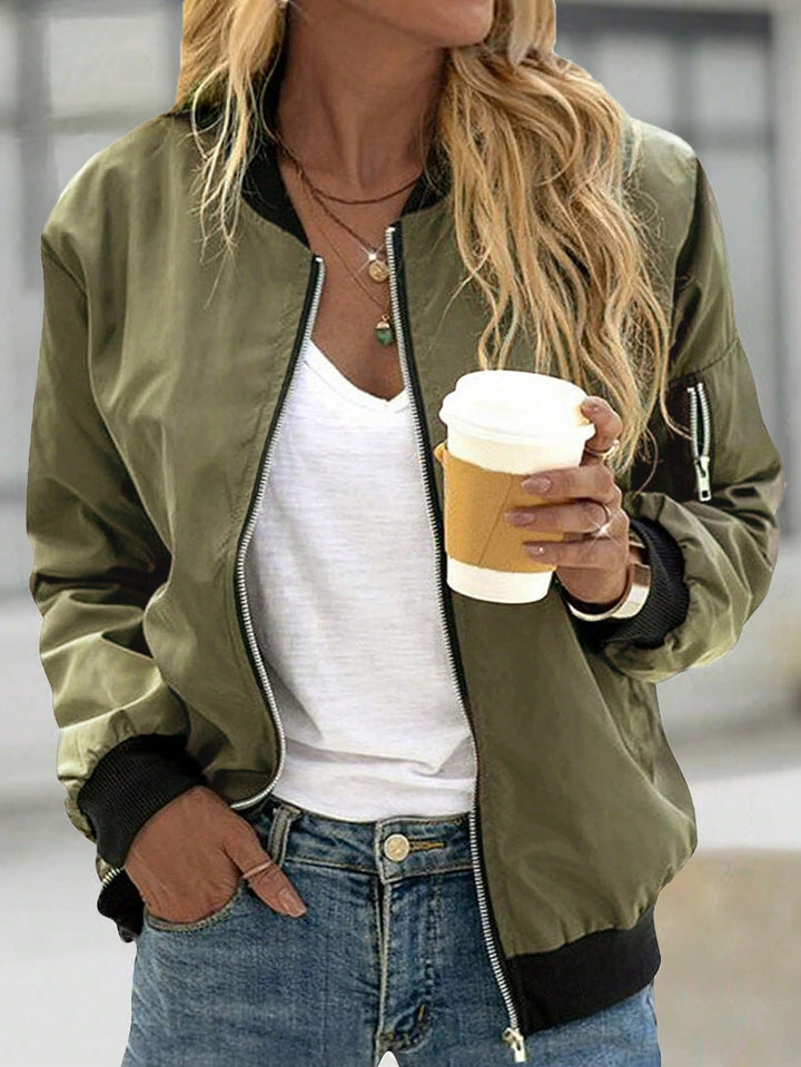 Top SHEIN, kaki