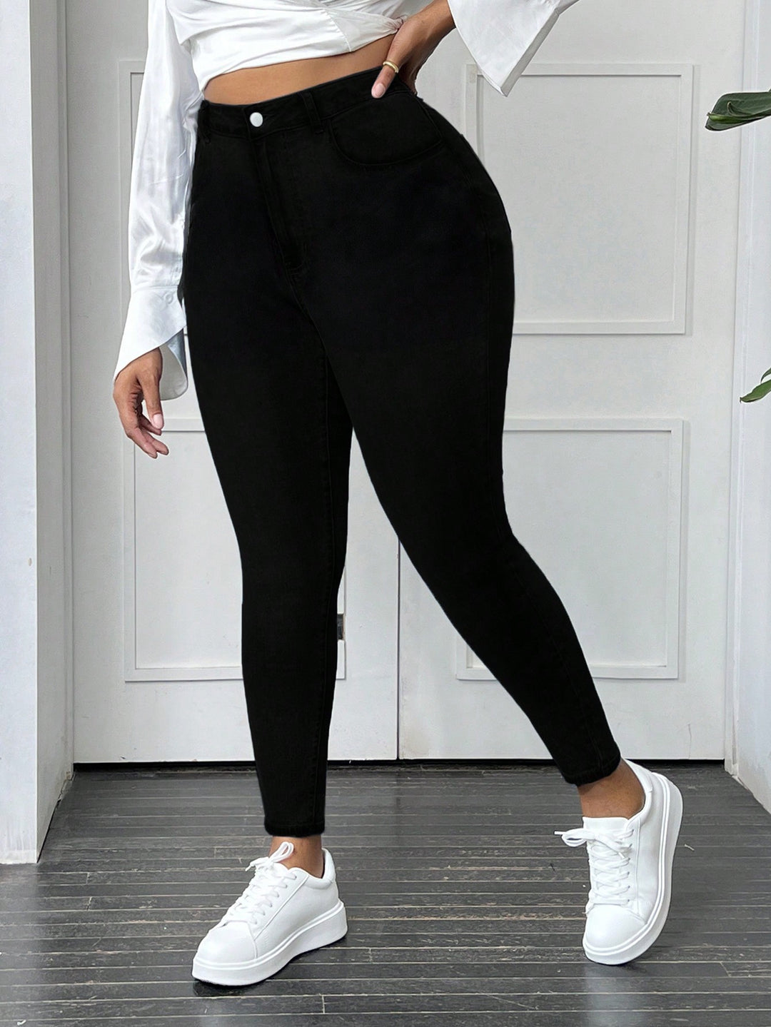 Jeans SHEIN, negru