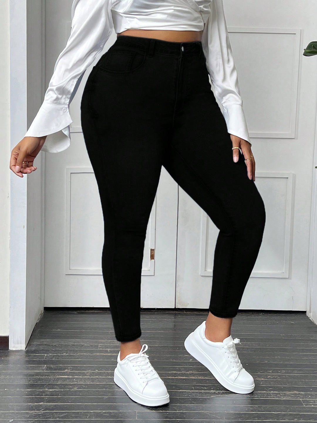 Jeans SHEIN, negru