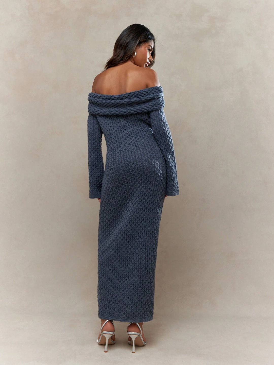SHEIN maxi ruha, kék