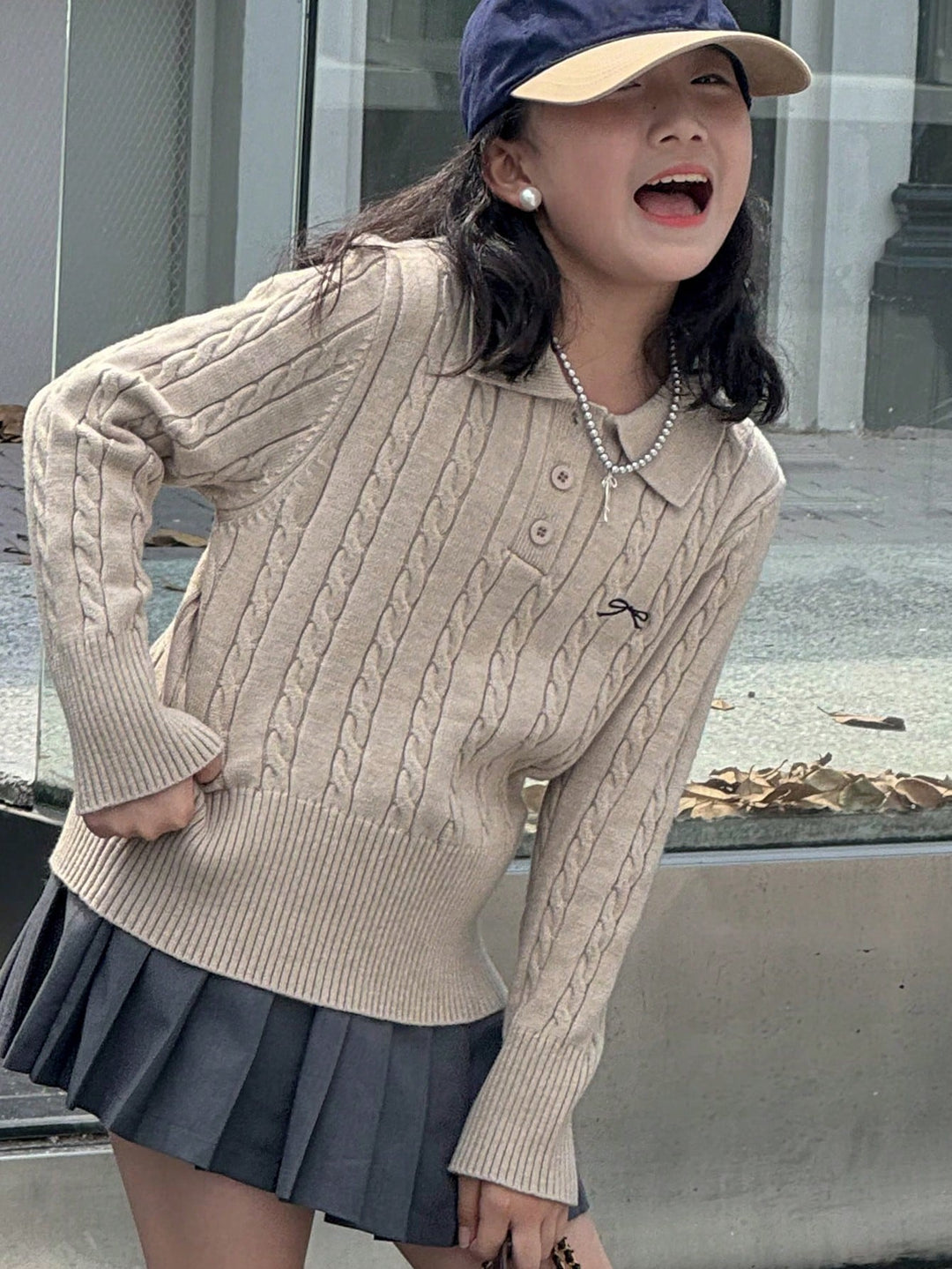 Pulover SHEIN, bej