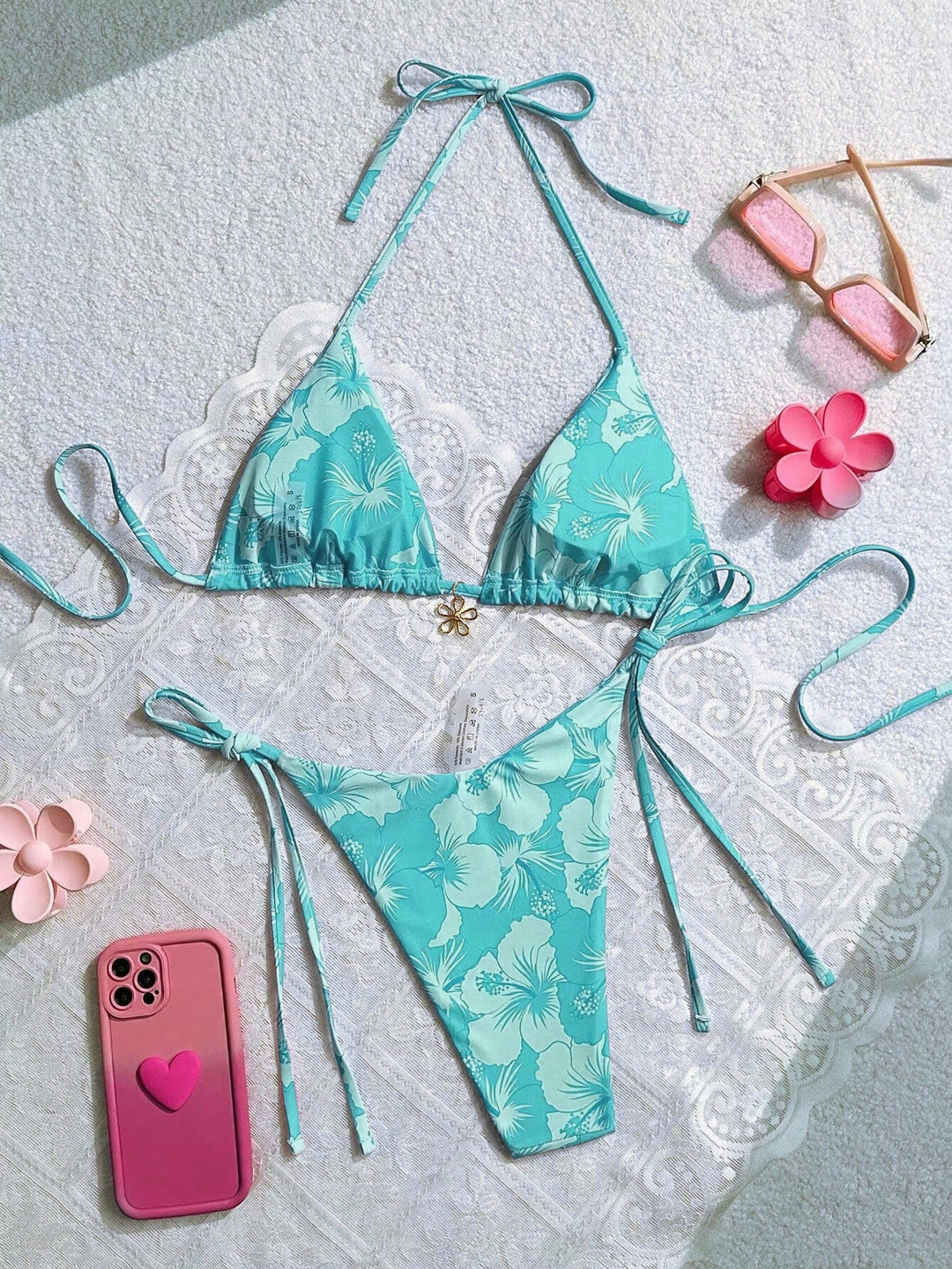 Set bikini SHEIN, verde