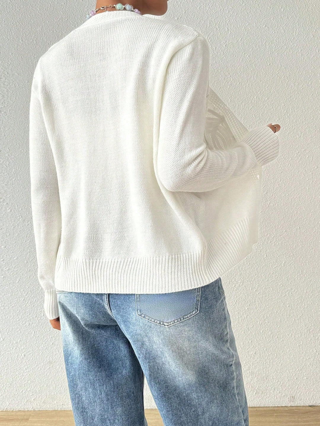 Cardigan SHEIN, bej