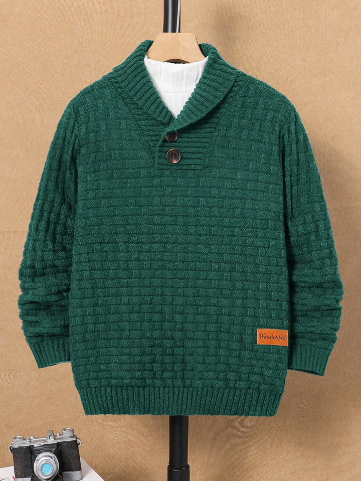 Pulover SHEIN, verde