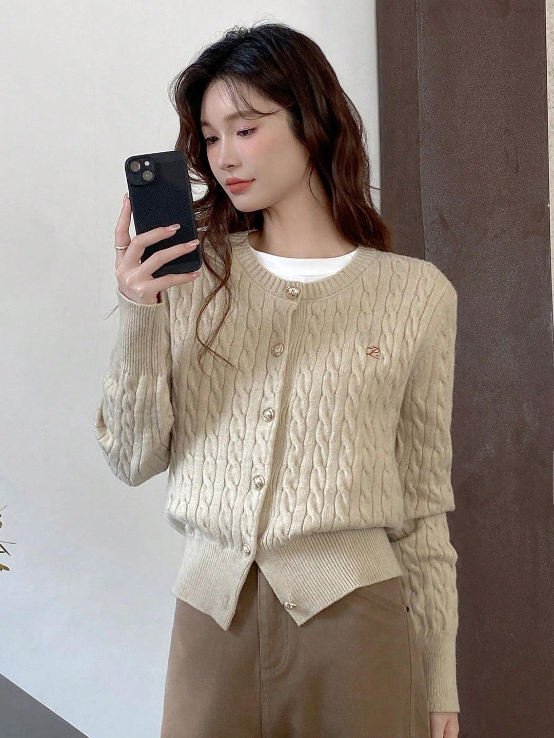 Cardigan SHEIN, portocaliu
