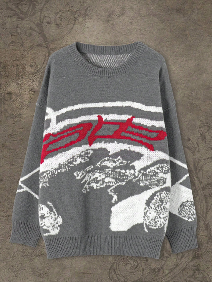 Pulover SHEIN, gri