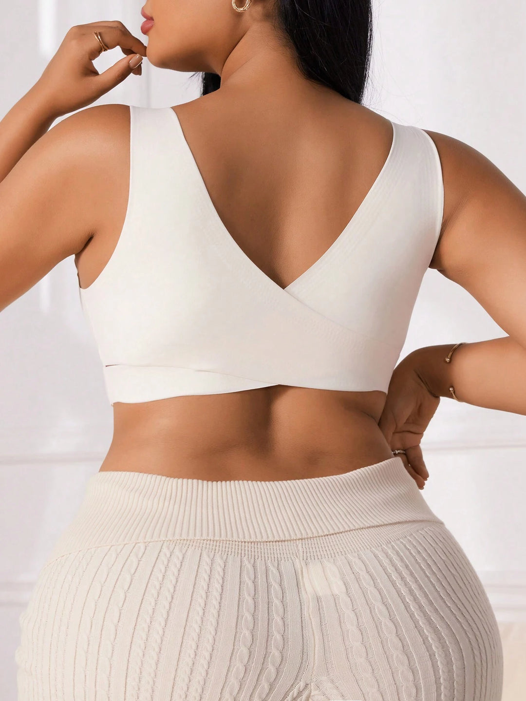 SHEIN krém bustier
