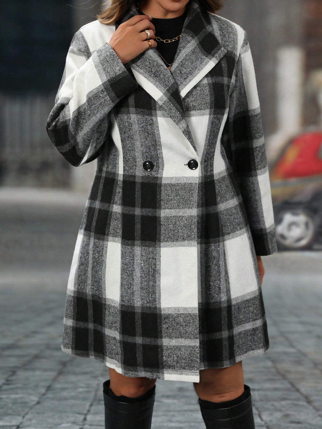 Palton SHEIN, mix culori