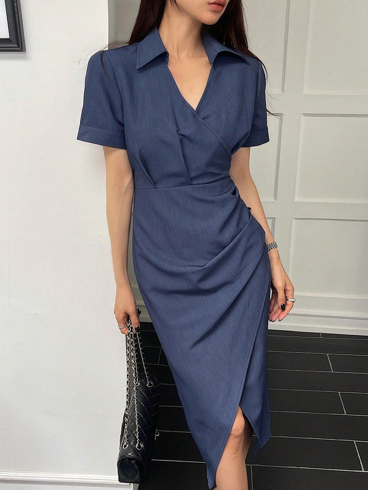 Rochie midi SHEIN, albastru