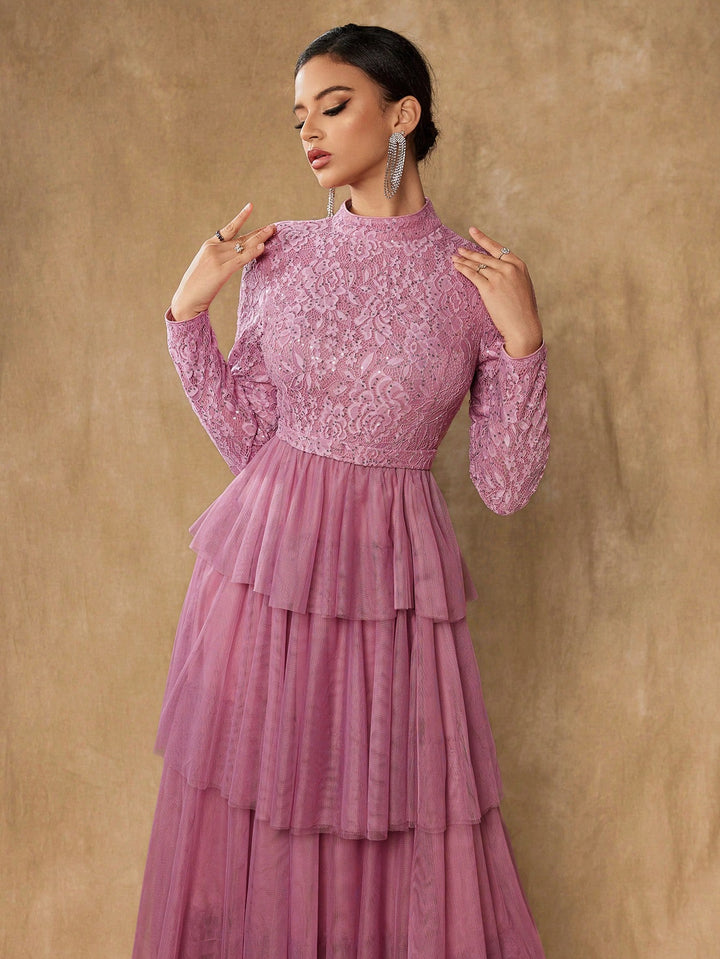 Rochie de ocazie SHEIN, mov