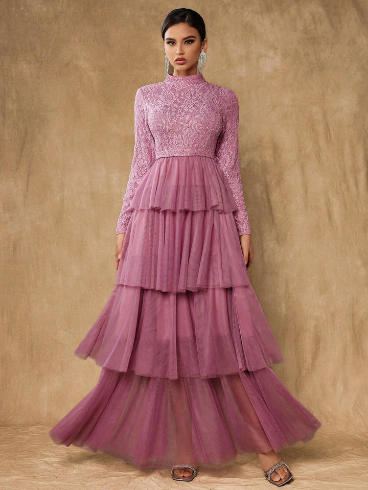 Rochie de ocazie SHEIN, mov