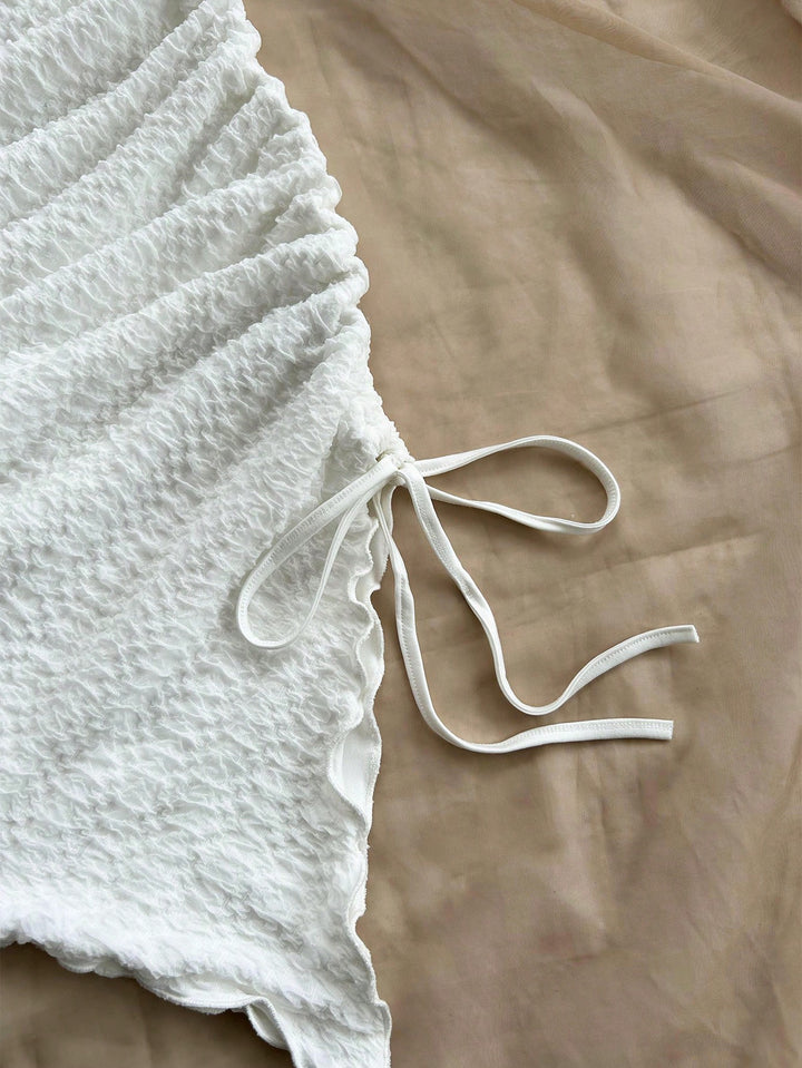 Rochie scurtă SHEIN, alb