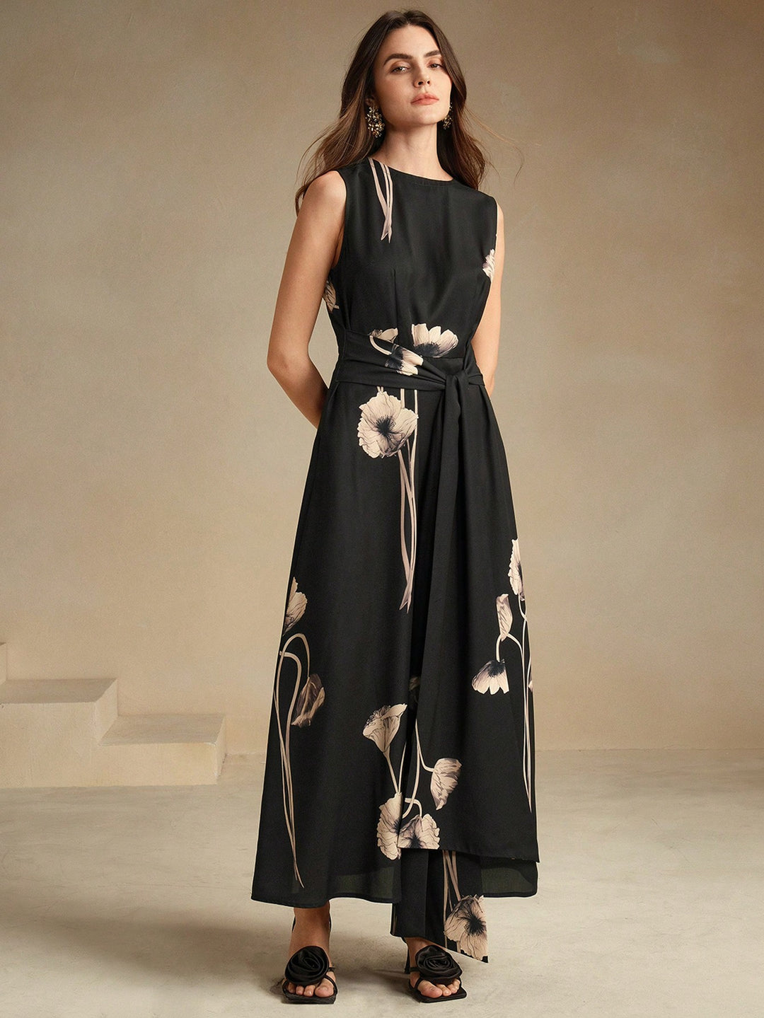 Rochie maxi SHEIN, negru