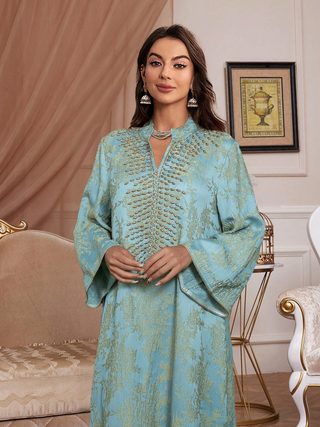 Rochie maxi SHEIN, mix culori