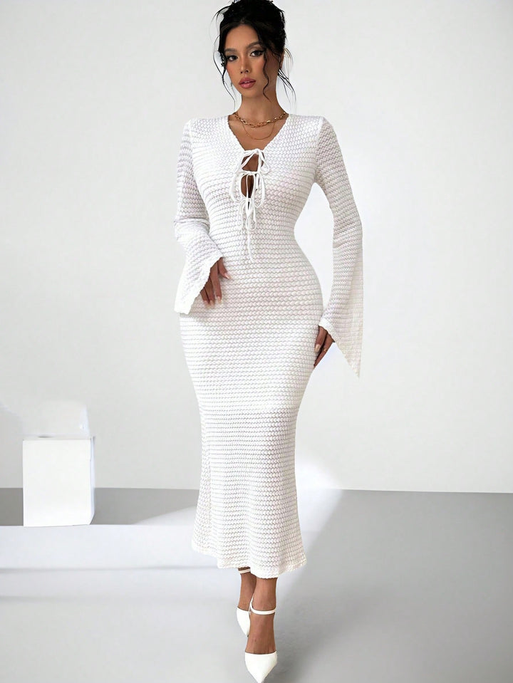 Rochie maxi SHEIN, alb