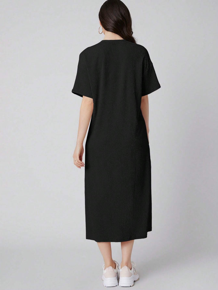Rochie midi SHEIN, negru