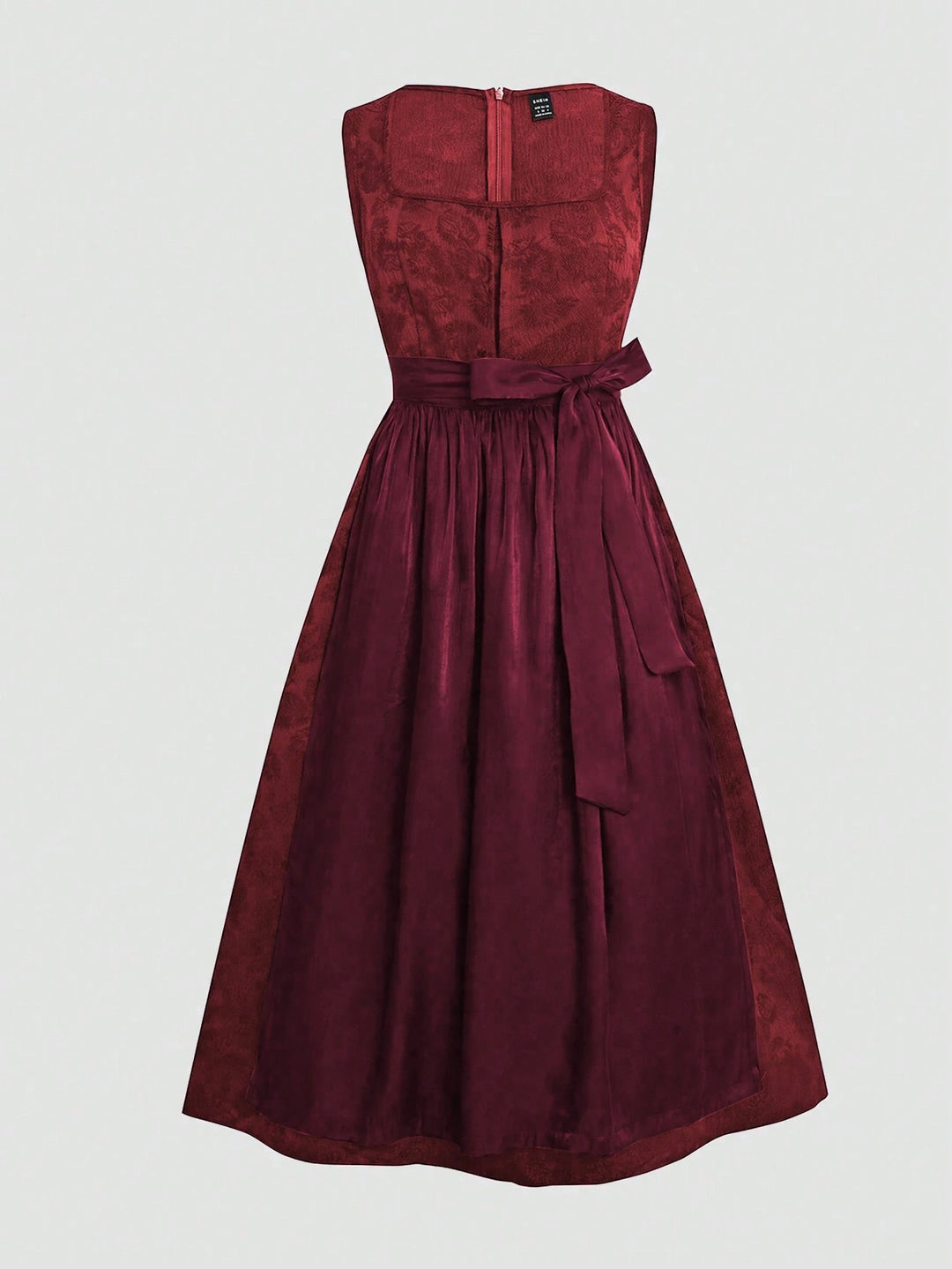 Rochie midi SHEIN, vișiniu