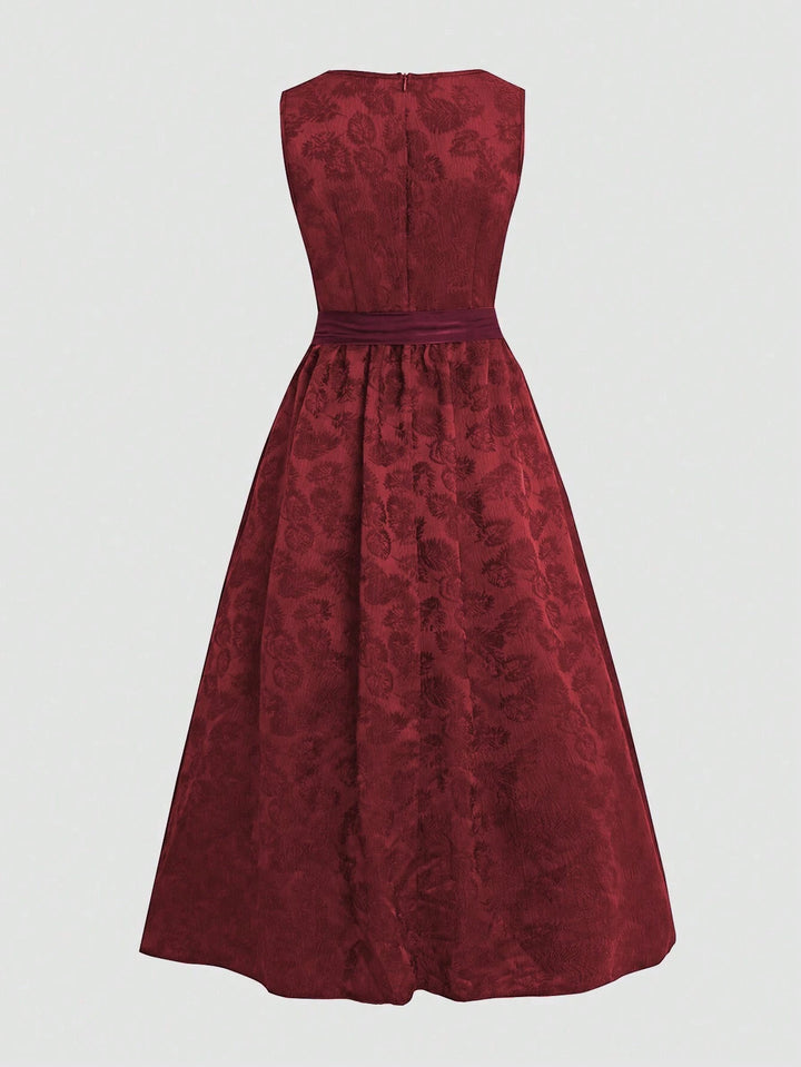 Rochie midi SHEIN, vișiniu