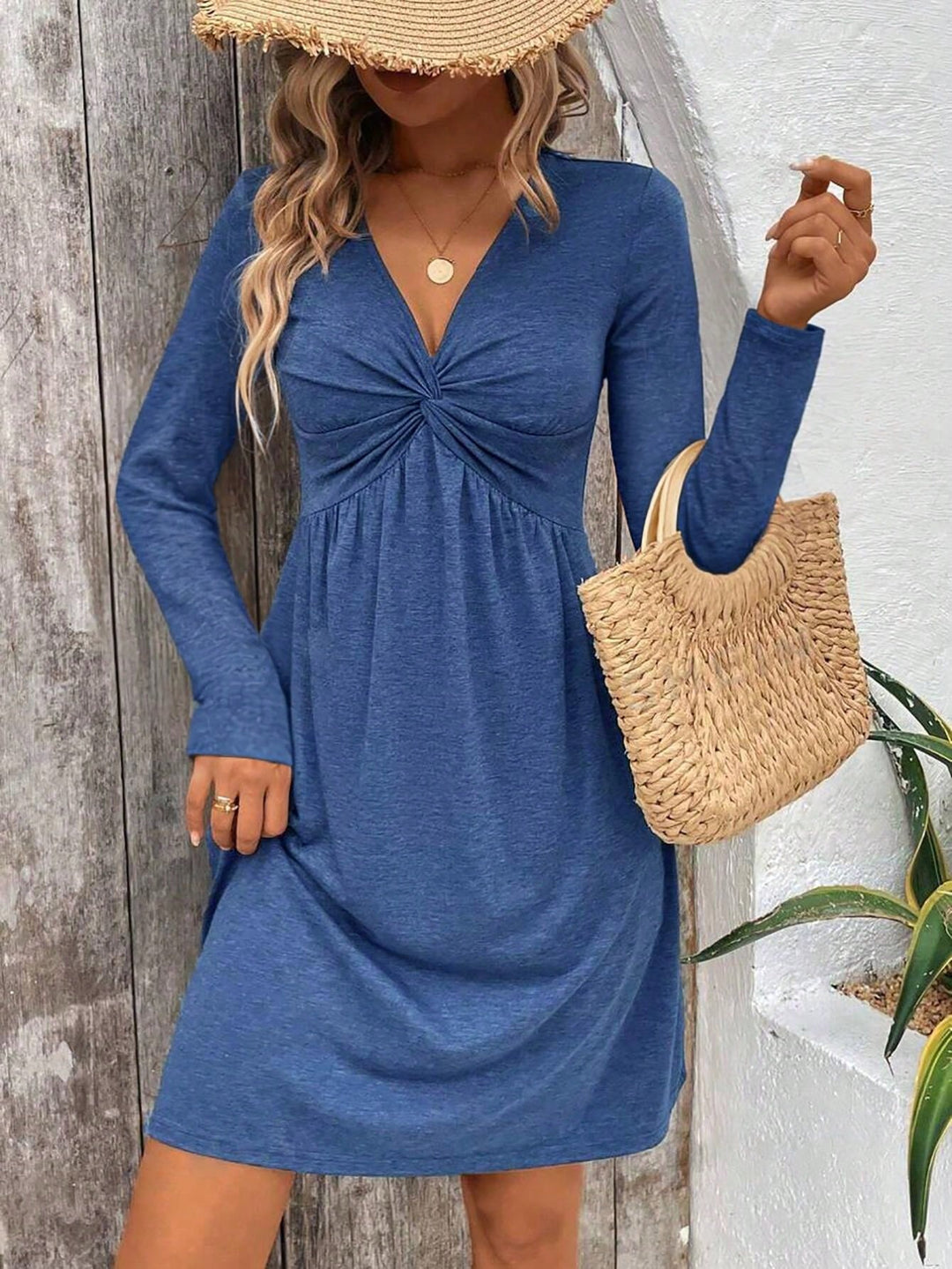 Rochie scurtă SHEIN, albastru