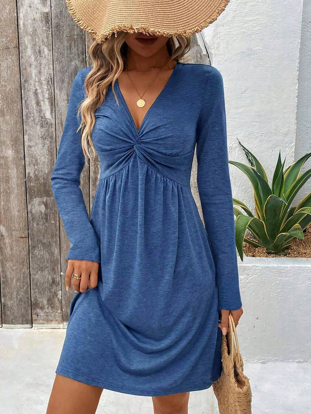 Rochie scurtă SHEIN, albastru