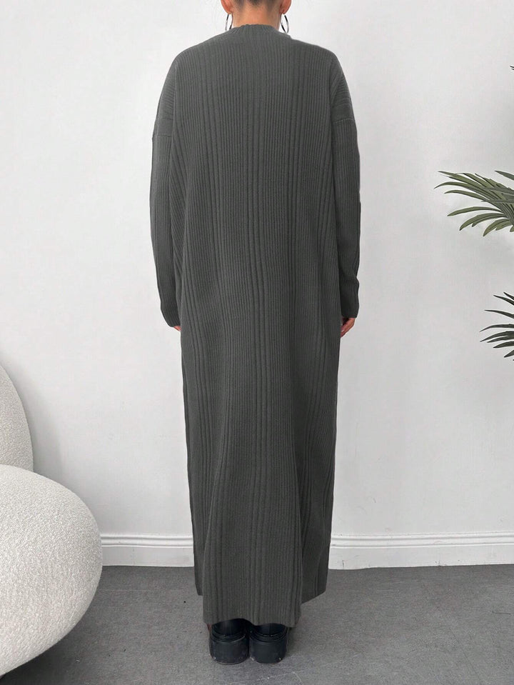 Rochie maxi SHEIN, gri