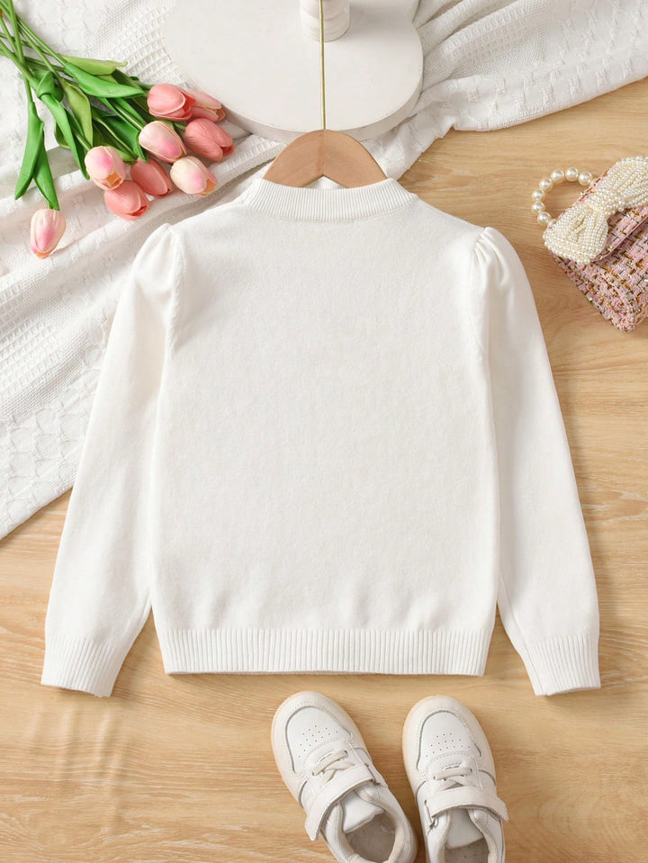 Pulover SHEIN, alb