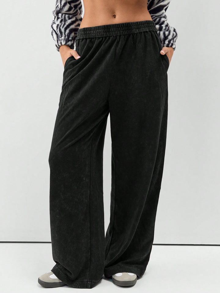 Pantaloni SHEIN, negru