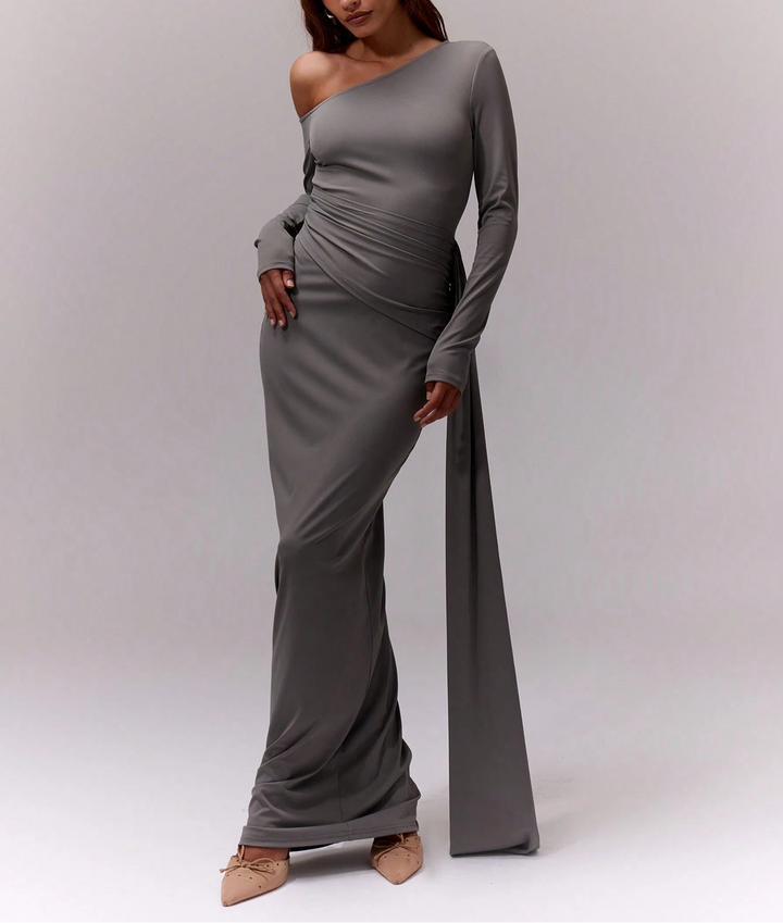 Rochie maxi SHEIN, gri