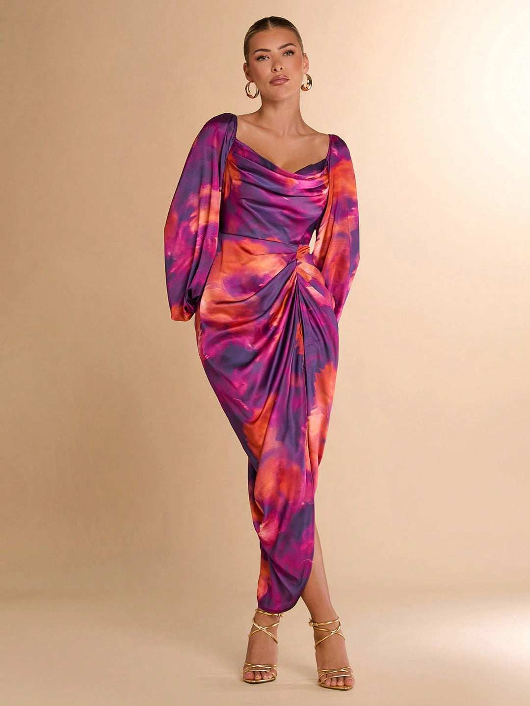 Rochie maxi SHEIN, mix culori