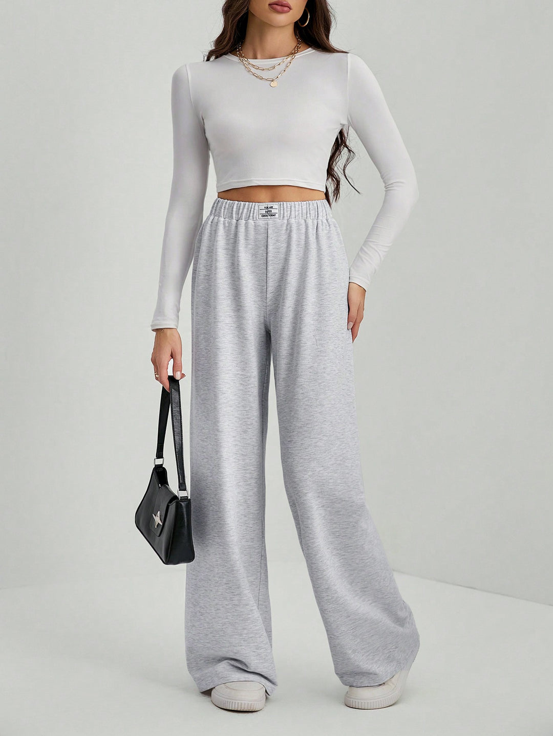 Pantaloni SHEIN, gri