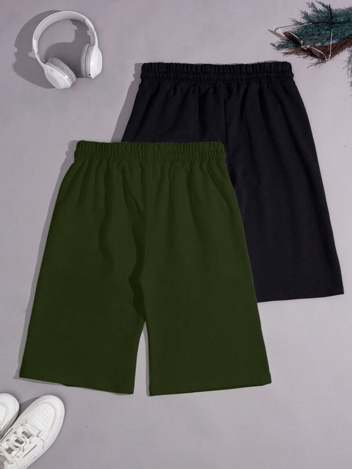 Pantaloni scurți SHEIN, kaki