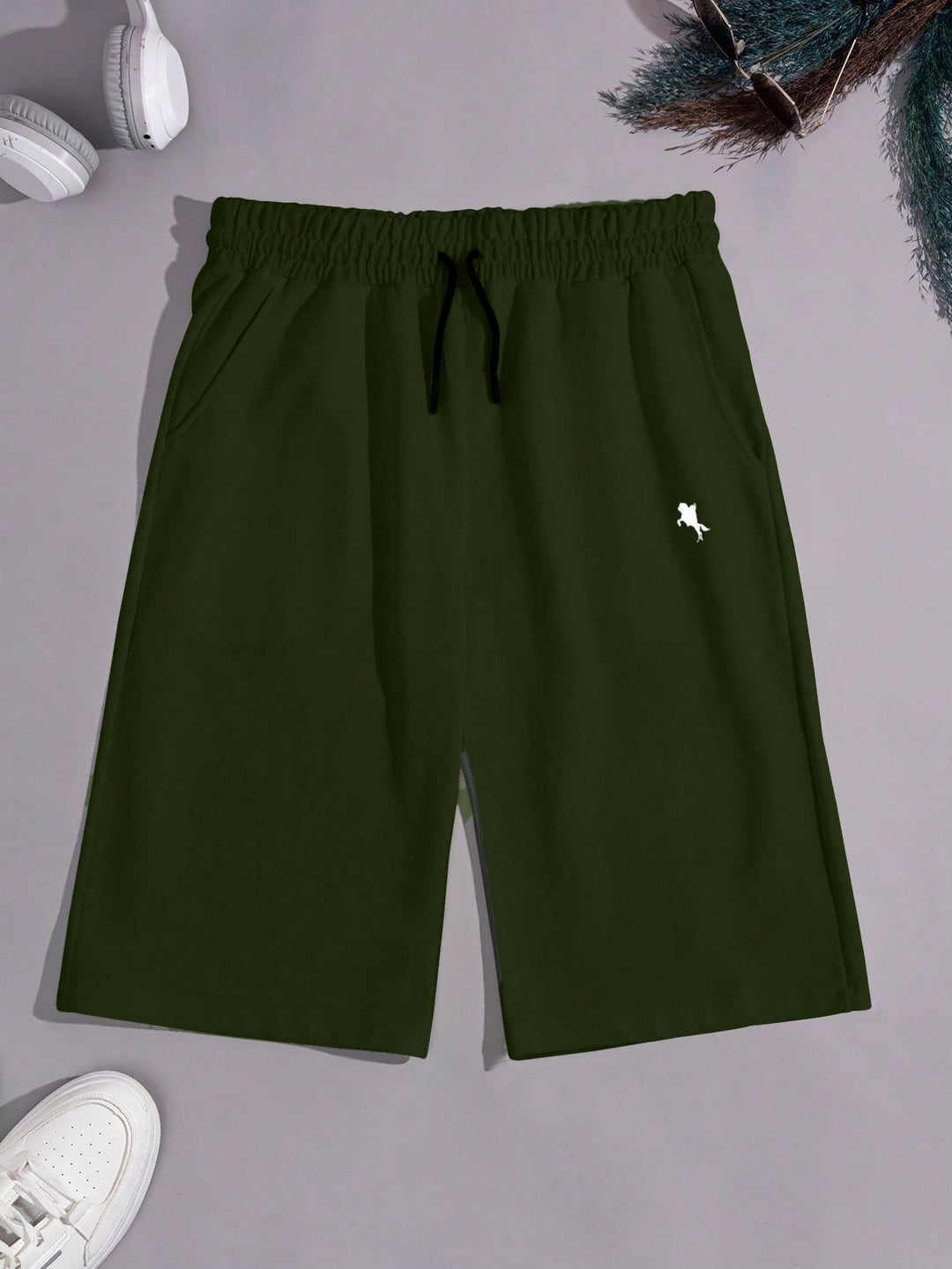 Pantaloni scurți SHEIN, kaki