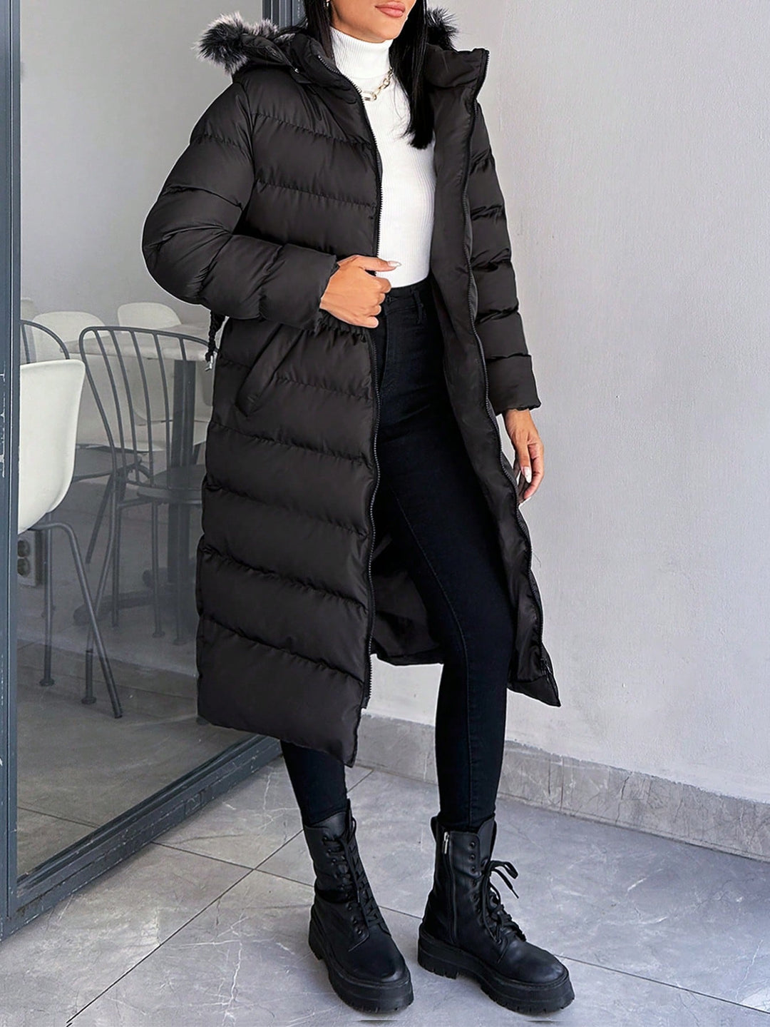 Palton SHEIN, negru