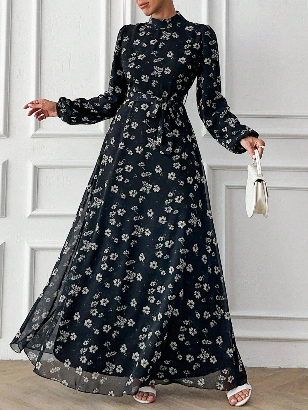 Rochie maxi SHEIN, mix culori